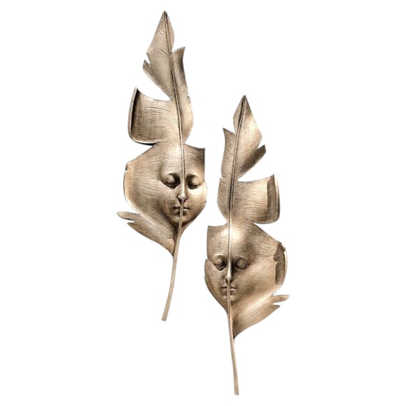 Aurora and Hespera Wall Mask Art { Set of Two } - Picture 2 of 3